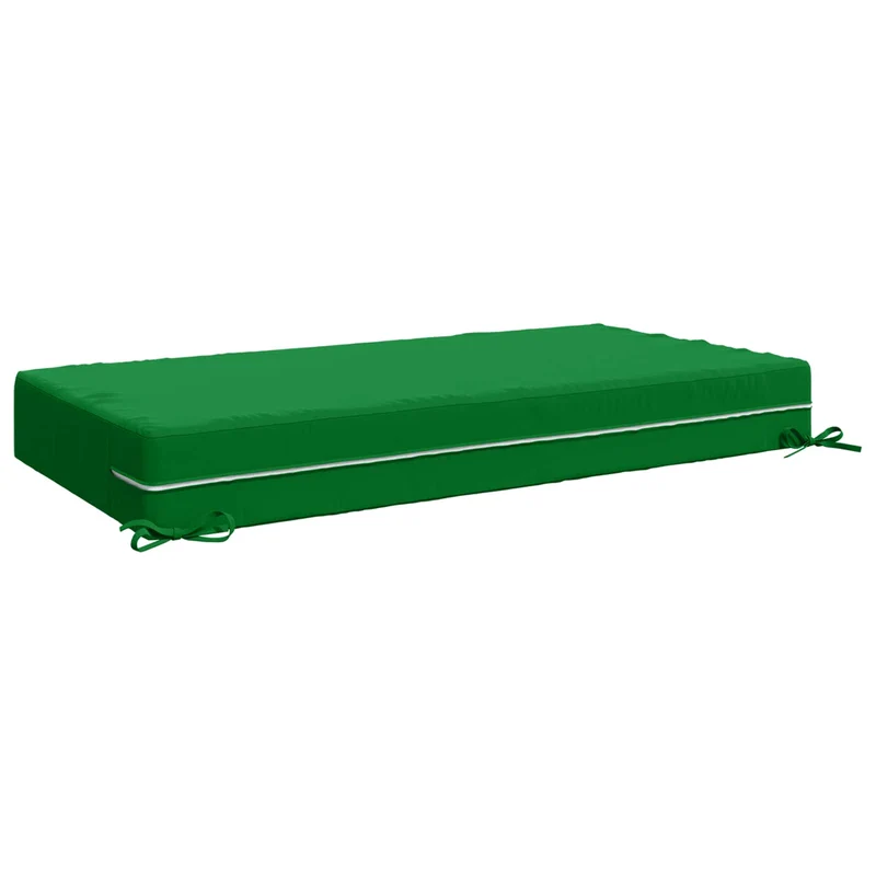 Seat Cushion SOEST 100% Polyester Green 120 x 60 x 15 cm