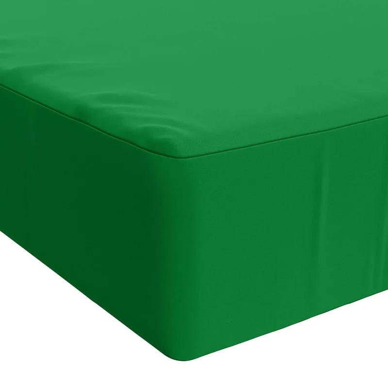 Seat Cushion SOEST 100% Polyester Green 120 x 60 x 15 cm
