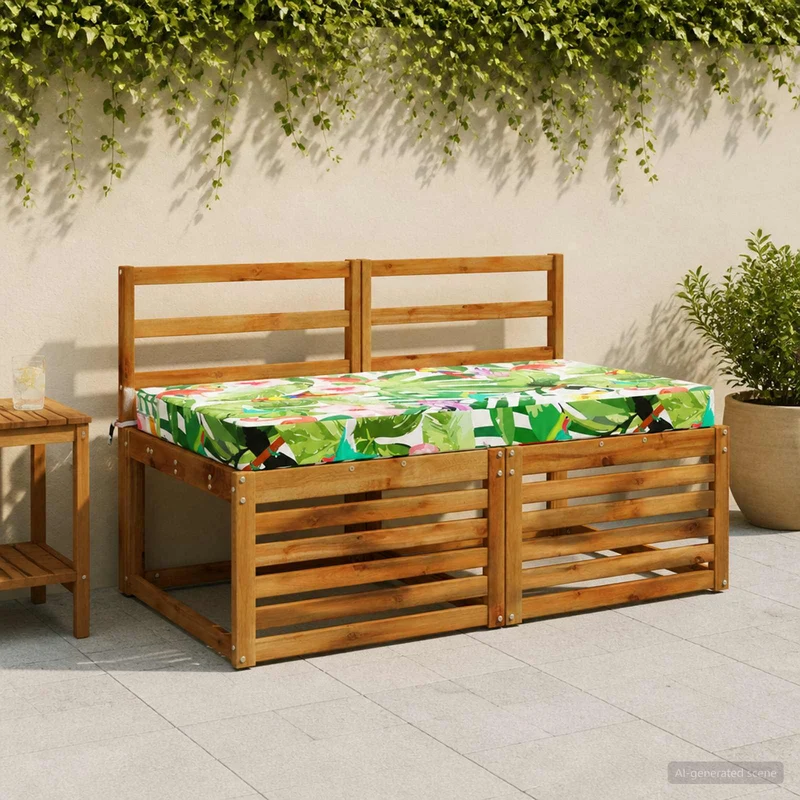 Seat Cushion SOEST 100% Polyester Multicolour 120 x 80 x 10 cm