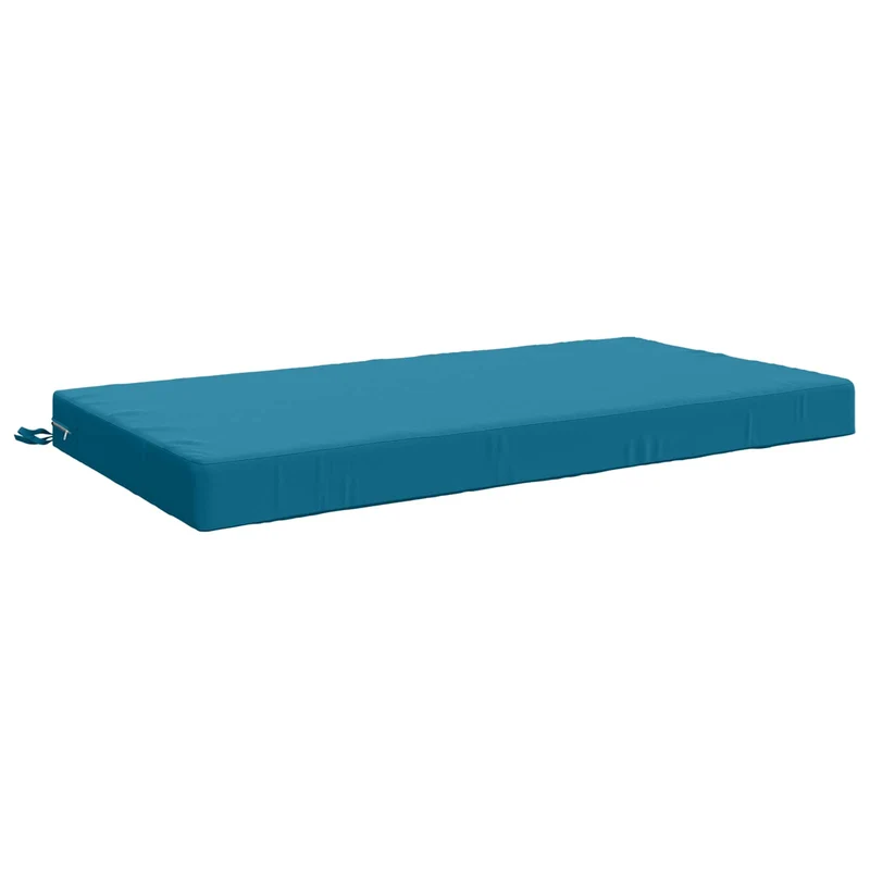 Seat Cushion SOEST 100% Polyester Light Blue 120 x 80 x 10 cm