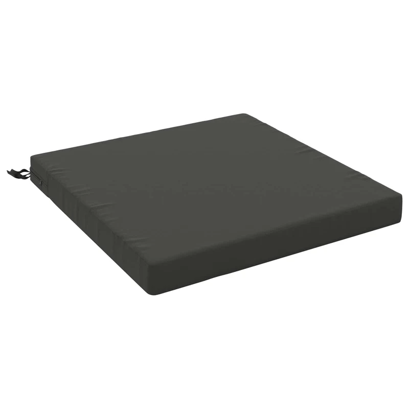 Seat Cushions SOEST 100% Polyester Anthracite 80 x 80 x 7 cm
