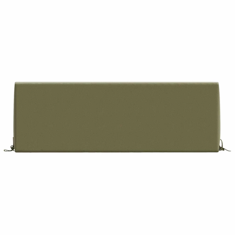 Back Cushion SOEST 100% Polyester Olive green 120 x 20 x 40 cm