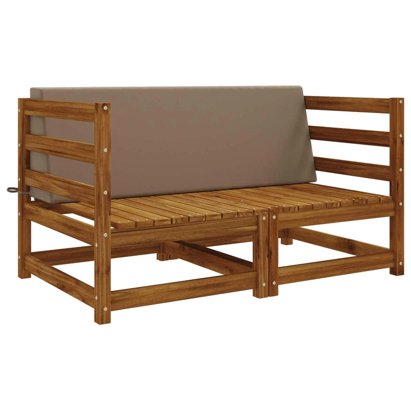 Back Cushion SOEST 100% Polyester Taupe 120 x 20 x 40 cm