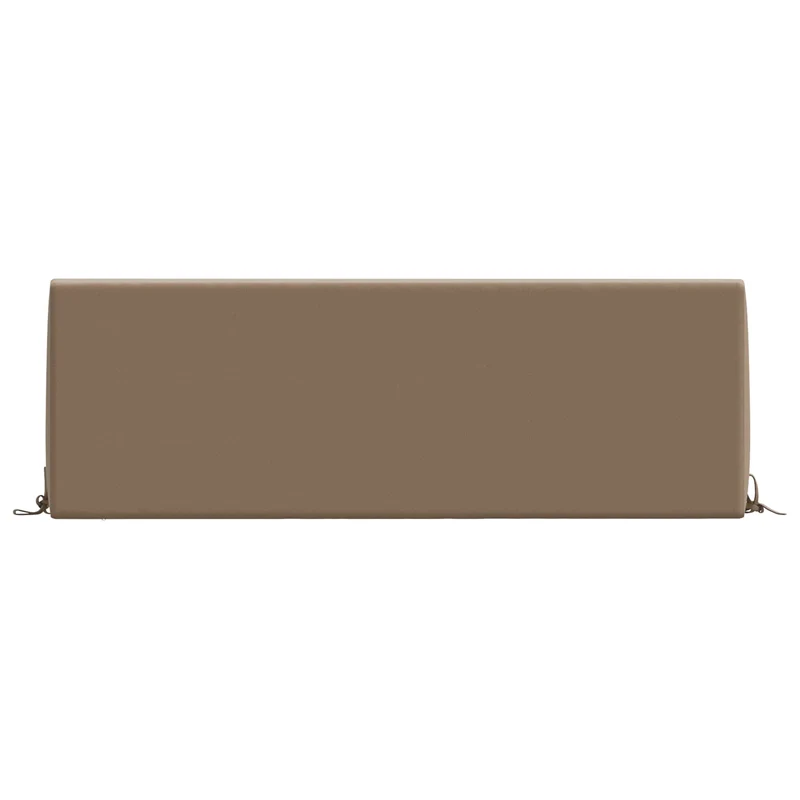Back Cushion SOEST 100% Polyester Taupe 120 x 20 x 40 cm