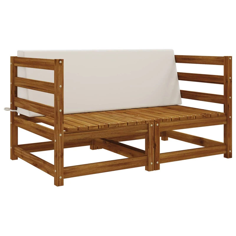 Back Cushion SOEST 100% Polyester White 120 x 20 x 40 cm