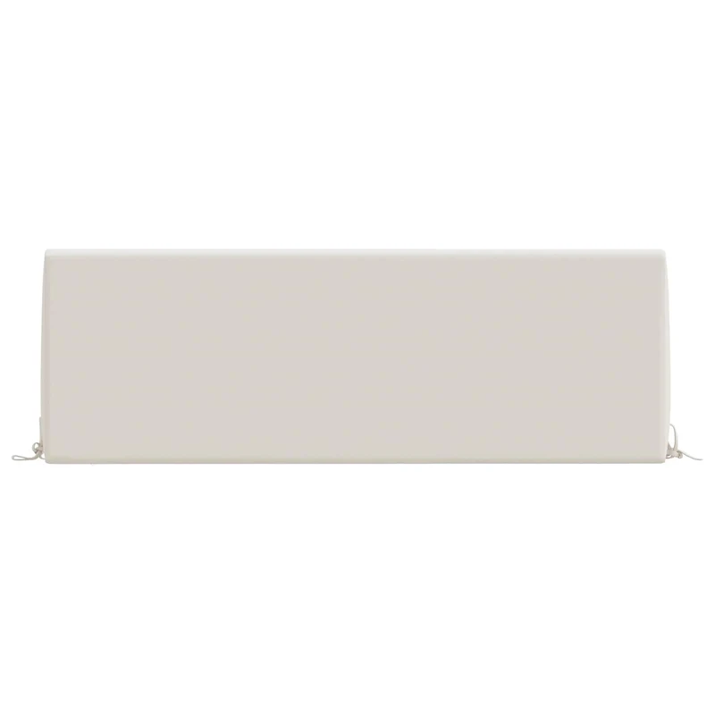 Back Cushion SOEST 100% Polyester White 120 x 20 x 40 cm