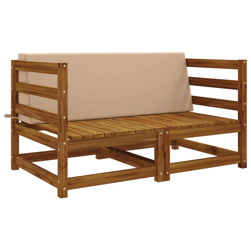 Back Cushion SOEST 100% Polyester Sand 120 x 20 x 40 cm