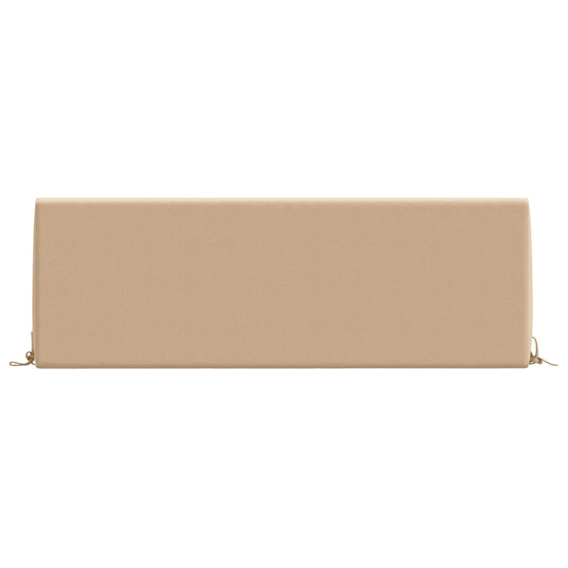 Back Cushion SOEST 100% Polyester Sand 120 x 20 x 40 cm