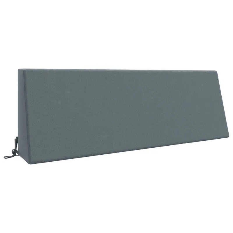 Back Cushion SOEST 100% Polyester Blue 120 x 20 x 40 cm