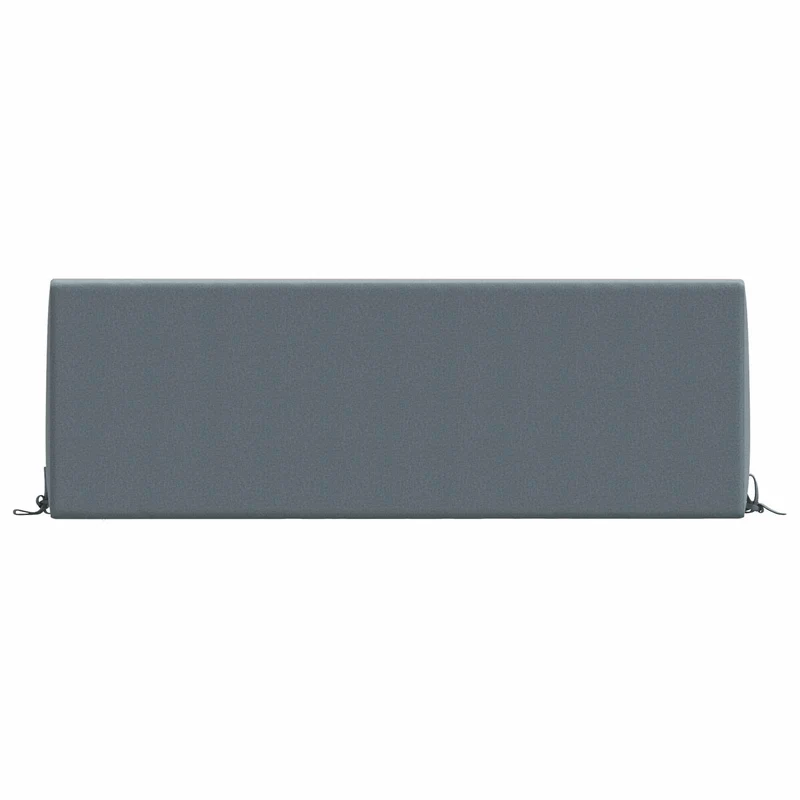 Back Cushion SOEST 100% Polyester Blue 120 x 20 x 40 cm