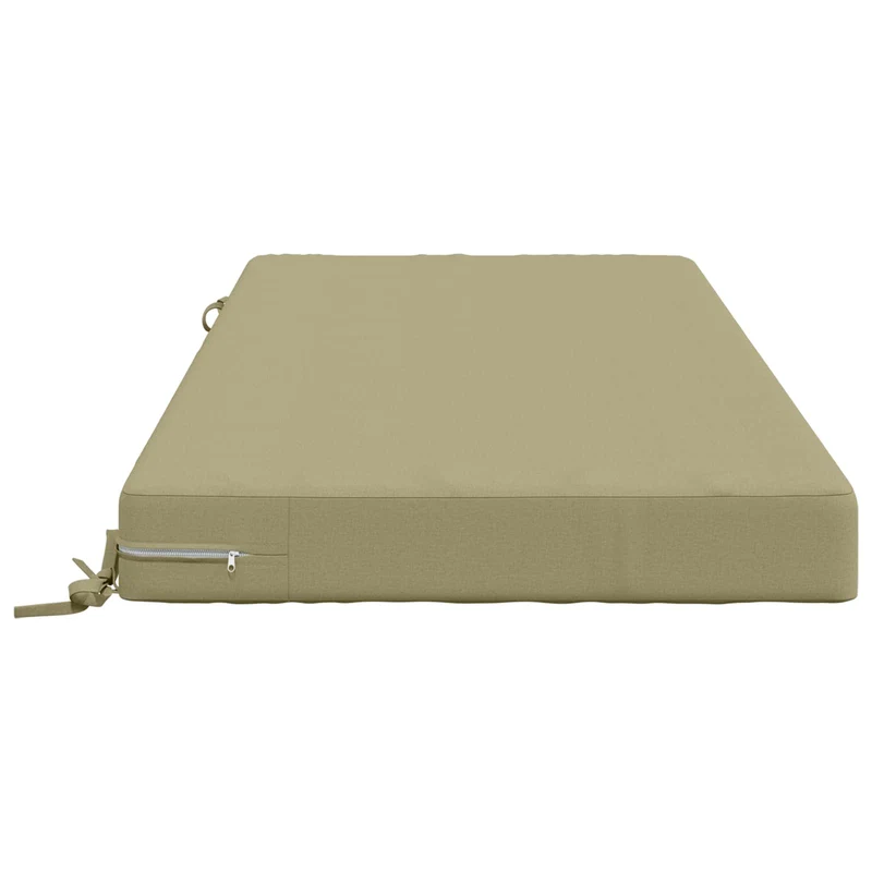 Seat Cushion SOEST 100% Polyester Light Green 120 x 60 x 10 cm