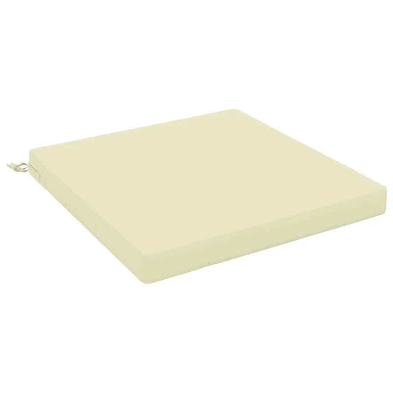 Seat Cushions SOEST 100% Polyester Cream 80 x 80 x 7 cm