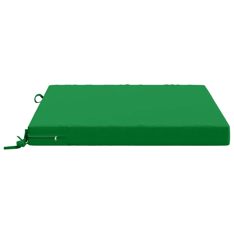 Seat Cushions SOEST 100% Polyester Green 80 x 80 x 7 cm