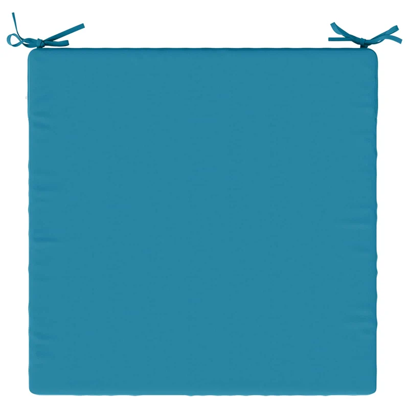 Seat Cushions SOEST 100% Polyester Light Blue 80 x 80 x 7 cm