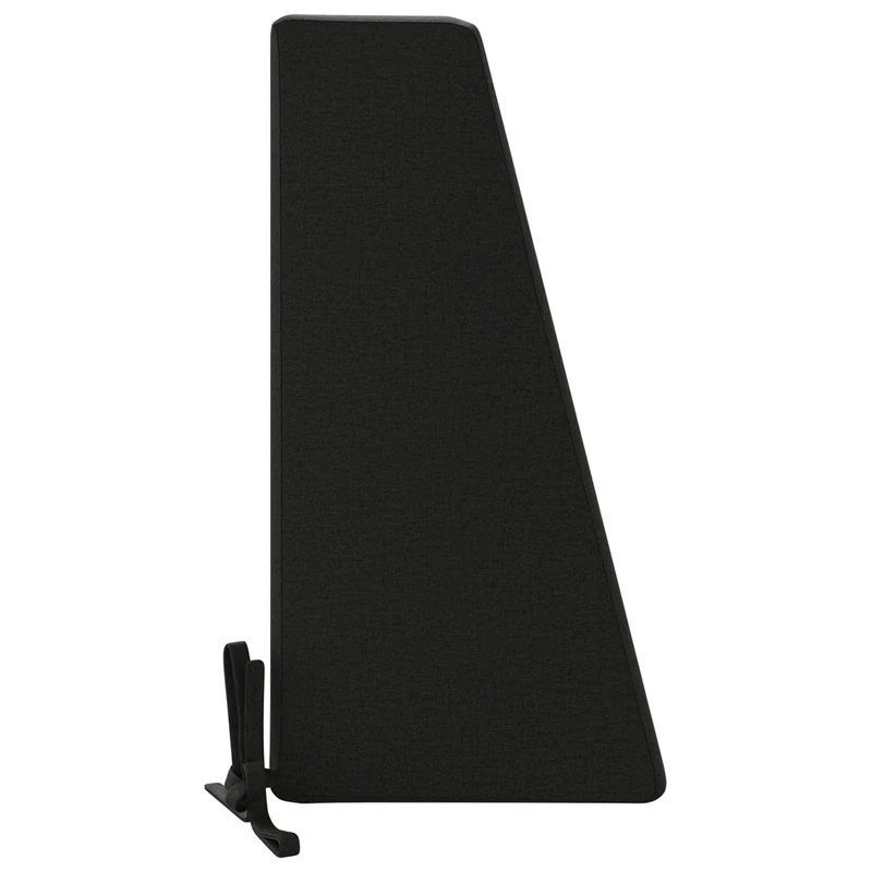 Back Cushion SOEST 100% Polyester Black 120 x 20 x 40 cm