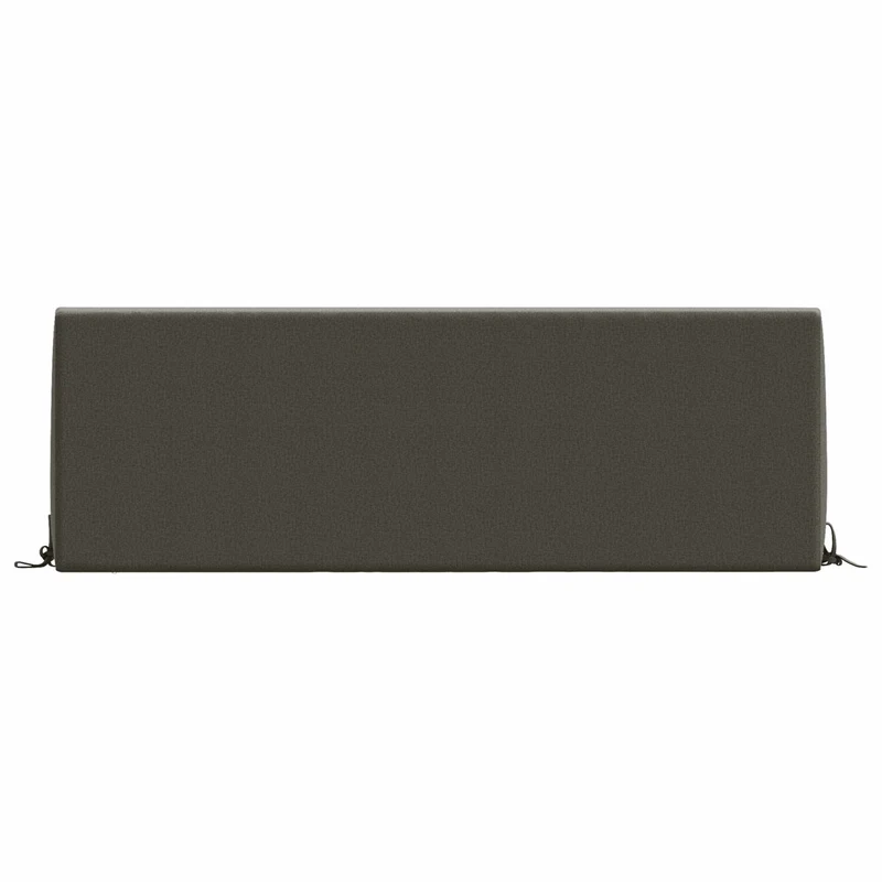 Back Cushion SOEST 100% Polyester Anthracite 120 x 20 x 40 cm
