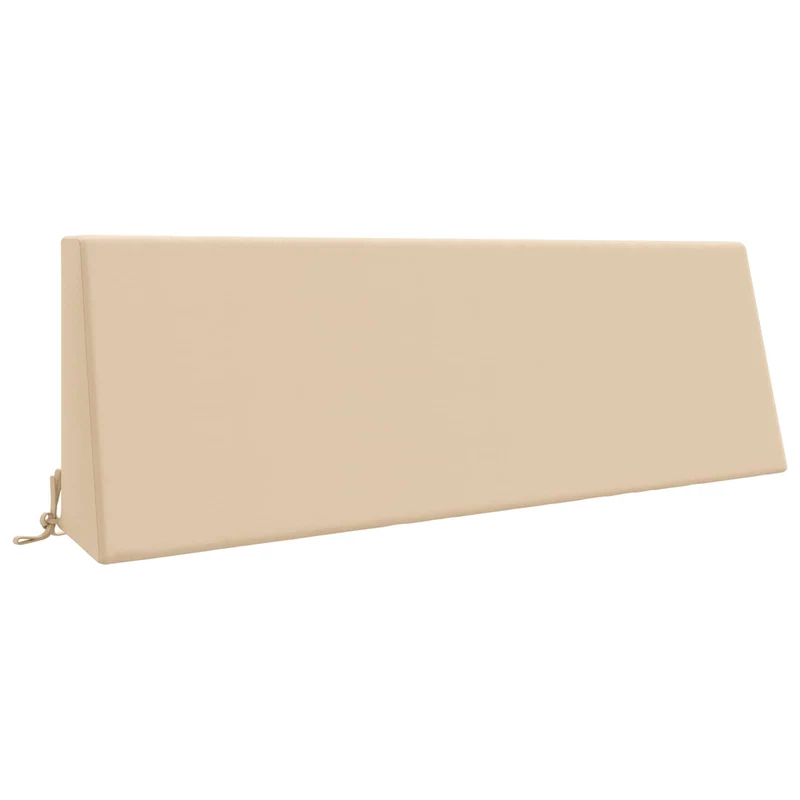 Back Cushion SOEST 100% Polyester Cream 120 x 20 x 40 cm