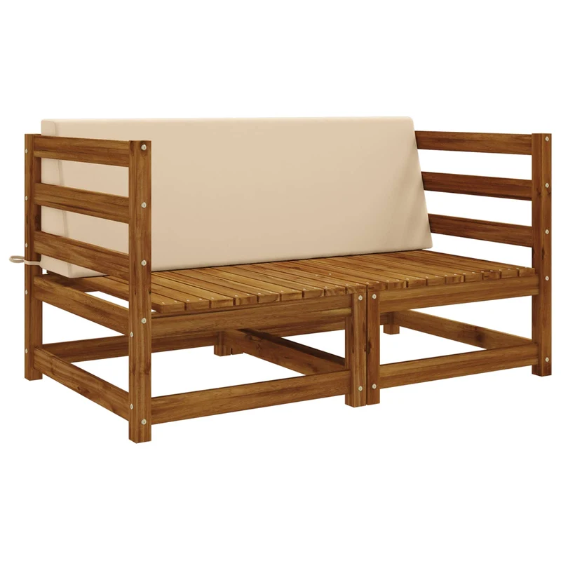 Back Cushion SOEST 100% Polyester Cream 120 x 20 x 40 cm
