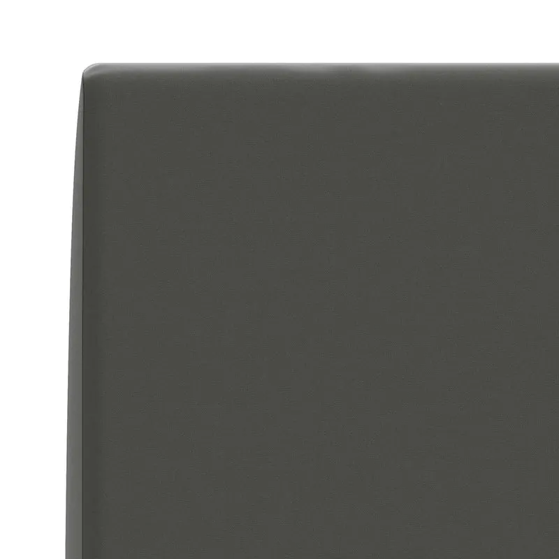 Back Cushion SOEST 100% Polyester Anthracite 120 x 20 x 40 cm
