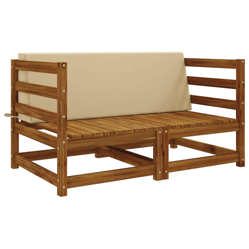 Back Cushion SOEST 100% Polyester Beige 120 x 20 x 40 cm