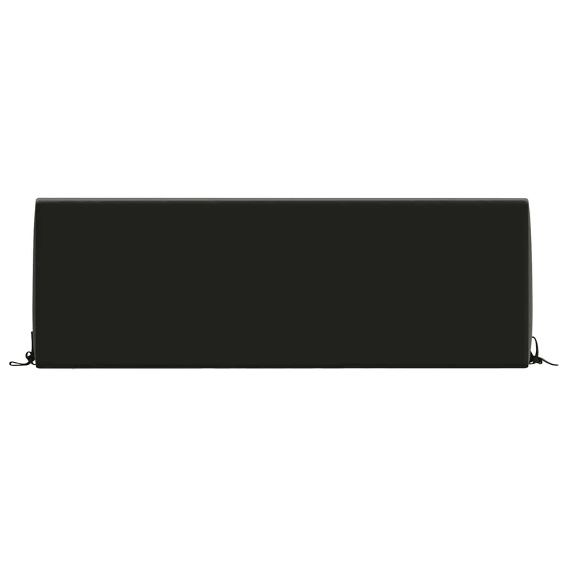 Back Cushion SOEST 100% Polyester Black 120 x 20 x 40 cm