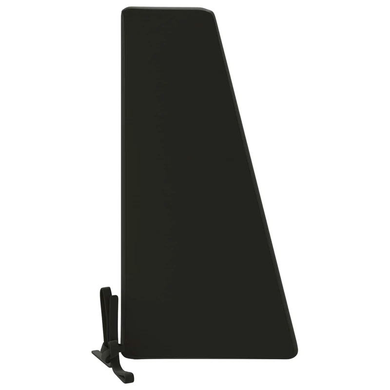 Back Cushion SOEST 100% Polyester Black 120 x 20 x 40 cm