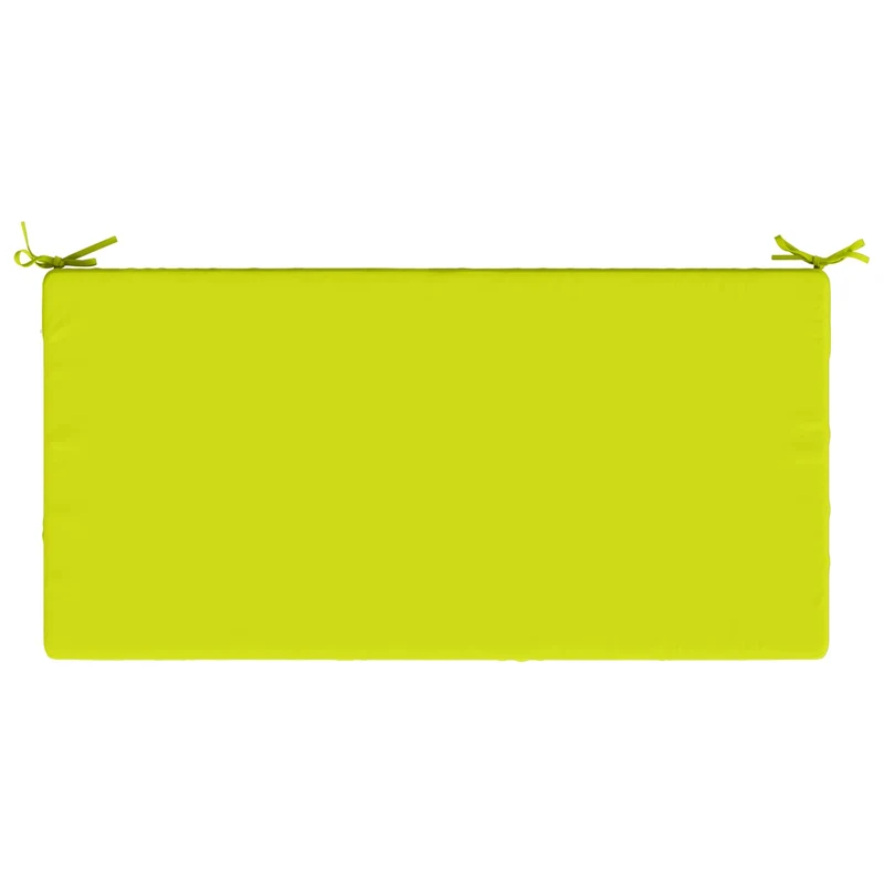 Seat Cushion SOEST 100% Polyester Bright Green 120 x 60 x 10 cm