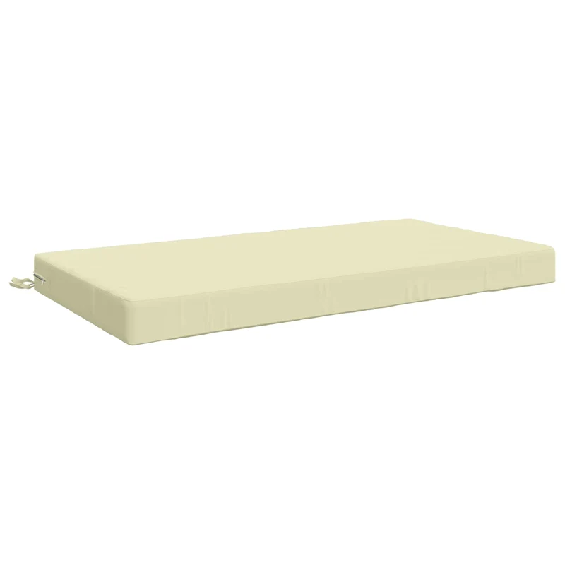 Seat Cushion SOEST 100% Polyester Cream 120 x 60 x 10 cm