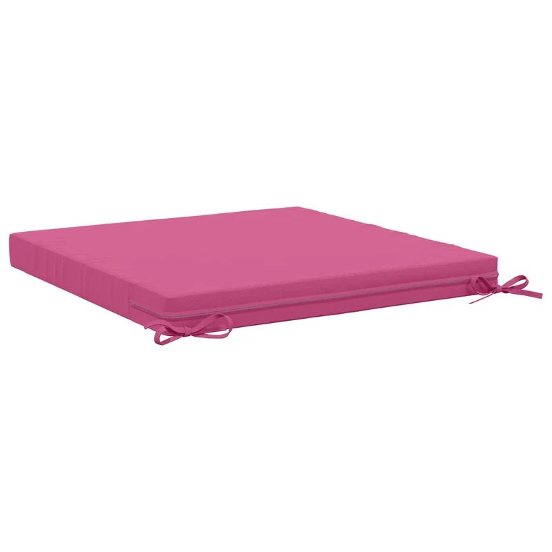 Seat Cushions SOEST 100% Polyester Pink 80 x 80 x 7 cm