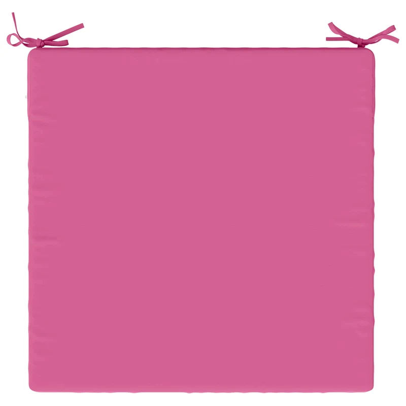 Seat Cushions SOEST 4 pcs 100% Polyester Pink 80 x 80 x 7 cm