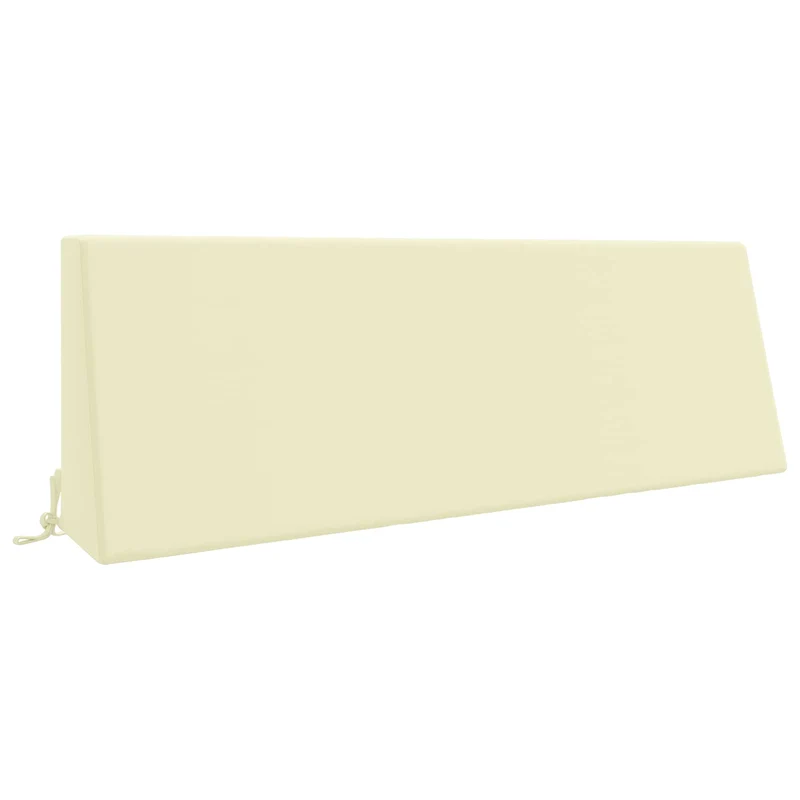 Back Cushion SOEST 100% Polyester Cream 120 x 20 x 40 cm