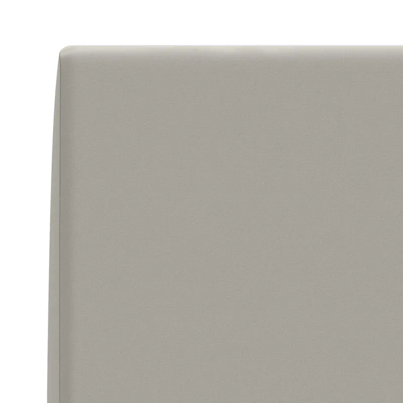 Back Cushion SOEST 100% Polyester Grey 120 x 20 x 40 cm