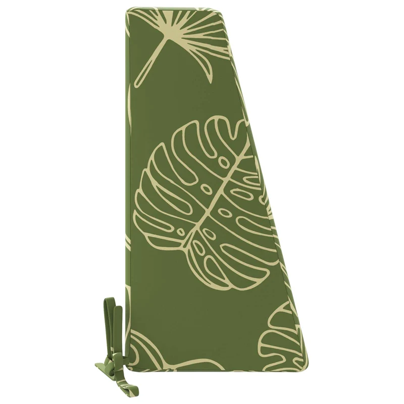 Back Cushion SOEST 100% Polyester Leaf design 120 x 20 x 40 cm