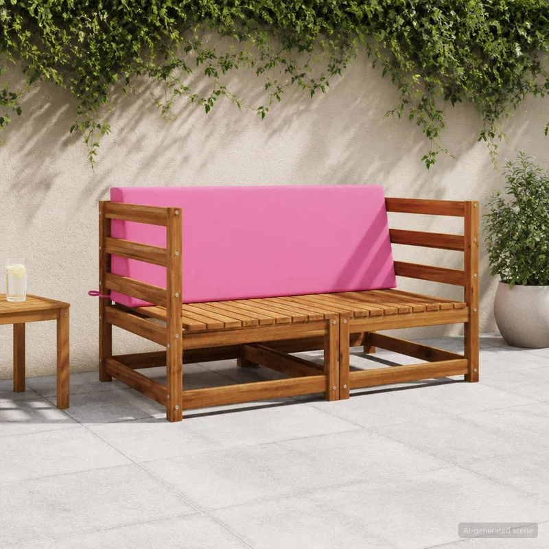 Back Cushion SOEST 100% Polyester Pink 120 x 20 x 40 cm