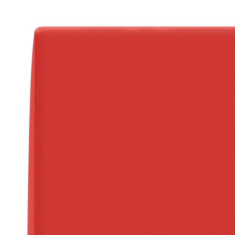 Back Cushion SOEST 100% Polyester Red 120 x 20 x 40 cm