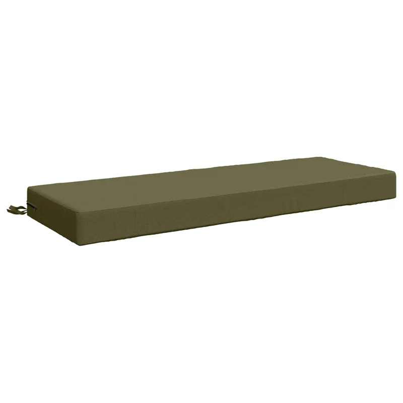 Back Cushion SOEST 100% Polyester Olive Green 120 x 40 x 10 cm