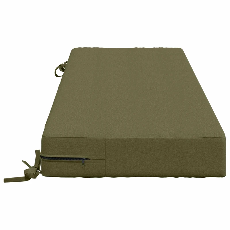 Back Cushion SOEST 100% Polyester Olive Green 120 x 40 x 10 cm