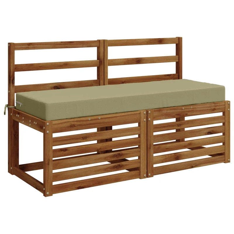 Back Cushion SOEST 100% Polyester Light Green 120 x 40 x 10 cm