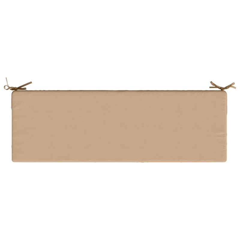 Back Cushion SOEST 100% Polyester Sand 120 x 40 x 10 cm