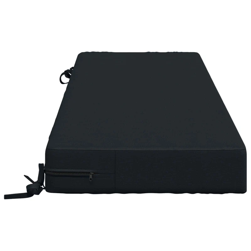 Back Cushion SOEST 100% Polyester Dark Blue 120 x 40 x 10 cm
