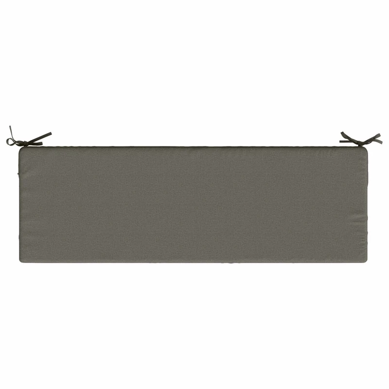 Back Cushion SOEST 100% Polyester Grey 120 x 40 x 10 cm