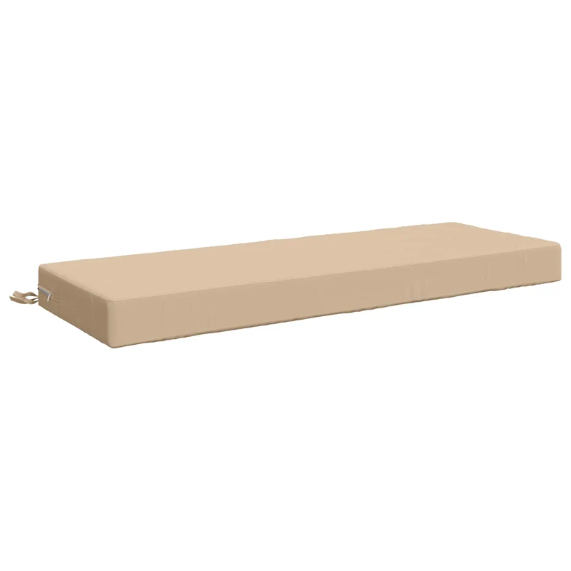 Back Cushion SOEST 100% Polyester Cream 120 x 40 x 10 cm
