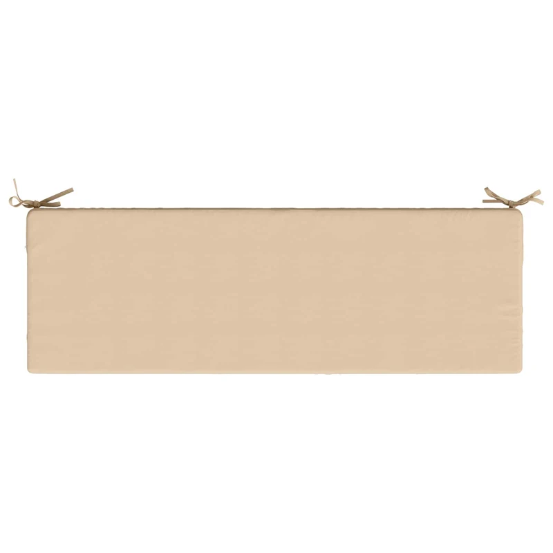 Back Cushion SOEST 100% Polyester Cream 120 x 40 x 10 cm