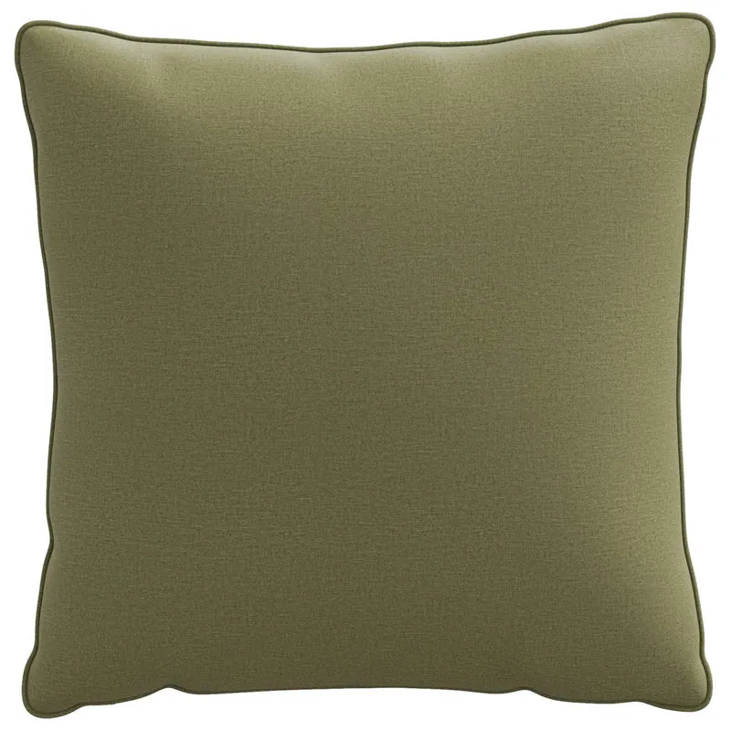 Back Cushion PUTTEN 100% Polyester Olive Green 40 x 40 x 15 cm