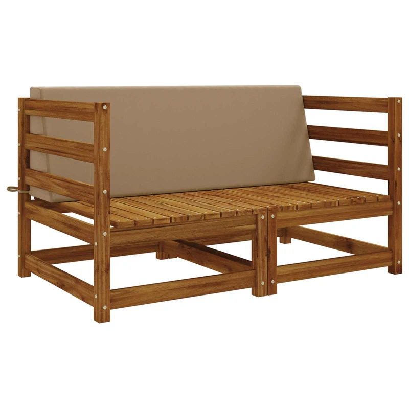 Back Cushion SOEST 100% Polyester Taupe 120 x 20 x 40 cm