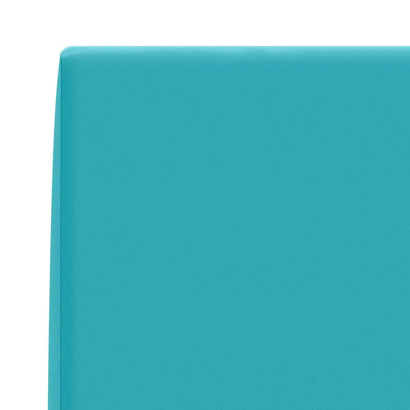 Back Cushion SOEST 100% Polyester Turquoise 120 x 20 x 40 cm