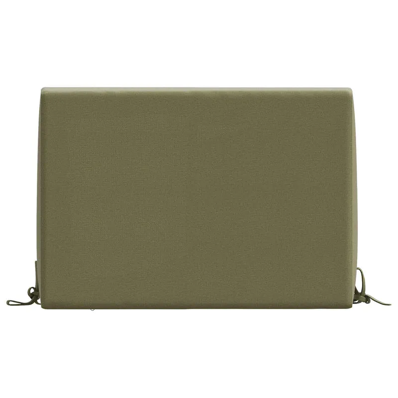 Back Cushion SOEST 100% Polyester Olive green 60 x 20 x 40 cm