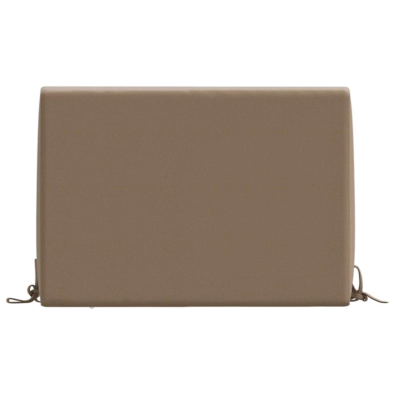 Back Cushion SOEST 100% Polyester Taupe 60 x 20 x 40 cm