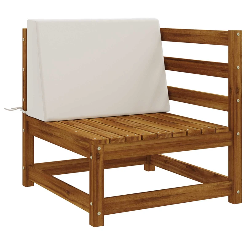 Back Cushion SOEST 100% Polyester White 60 x 20 x 40 cm