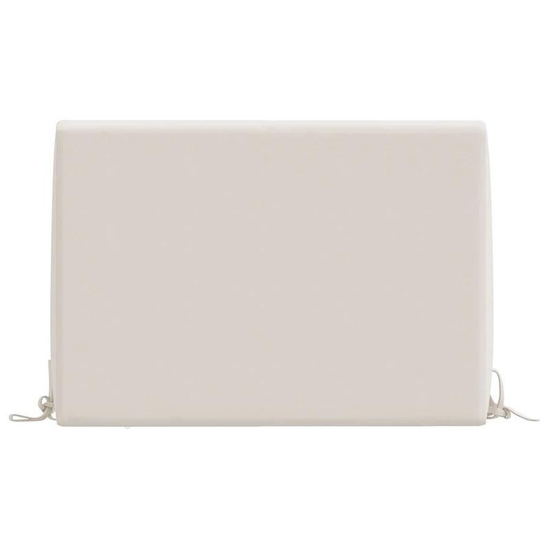 Back Cushion SOEST 100% Polyester White 60 x 20 x 40 cm